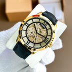 Fossil ME3098 Townsman Automatic Skeleton Watch – Black & Gold