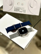 Apple Watch Ultra 2 – USA Edition with Steel Chain & Ocean Band (1:1 Model)