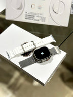 Apple Watch Ultra 2 – USA Edition with Steel Chain & Ocean Band (1:1 Model)