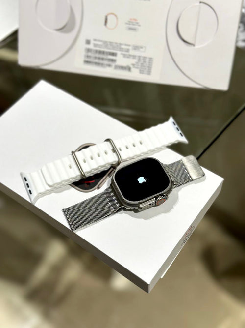 Apple Watch Ultra 2 – USA Edition with Steel Chain & Ocean Band (1:1 Model)