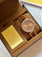 Michael Kors MK5896 – Brown & Gold Women’s Luxury Watch (Premium Quality)