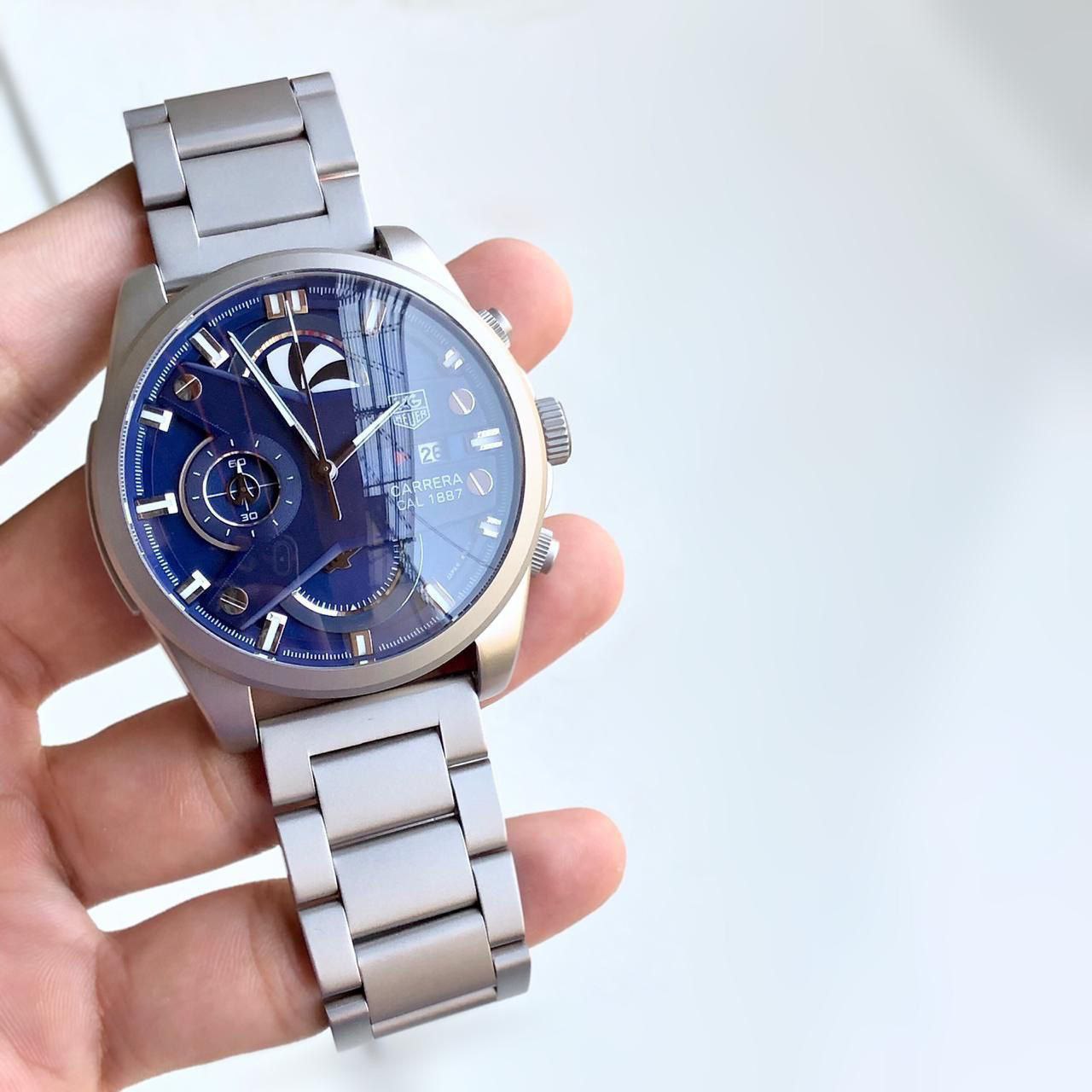 Tag Heuer X Carrera CR7 – Silver Case with Blue Dial